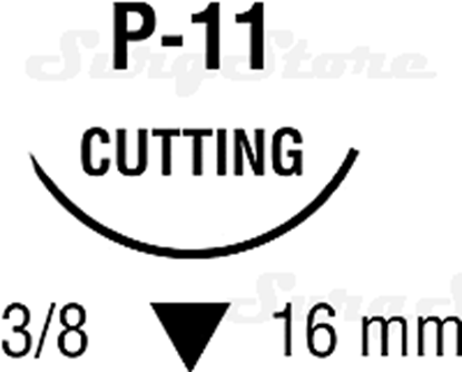 Picture of SL5620 POLYSORB рассасывающийся, 56-70 , 75 см, неокрашенный, 4-0, с иглой P-11