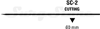 Picture of 8886194851 SURGILON нерассасывающийся, 75 см, черный, 2-0, с иглой SC-2